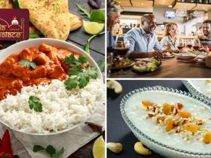 Indiaas 3- of 4-gangendiner van de chef of Ã  la carte + evt. naanbrood bij India Palace Alphen