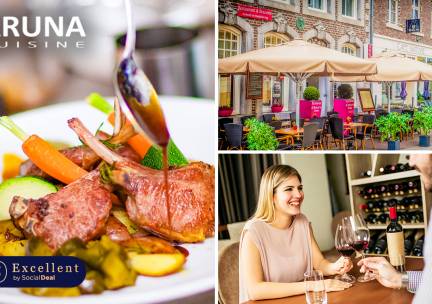 Luxe 3-, 4- of 5-gangendiner van de chef