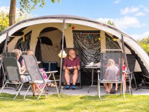 Comfort kampeerplaats hondenvrij