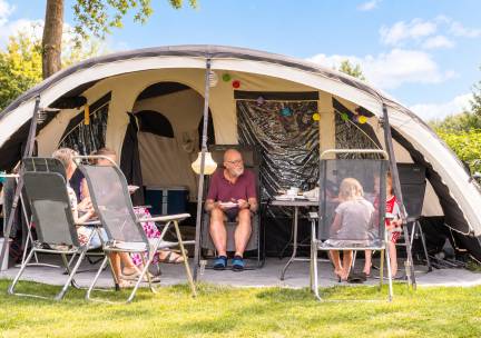 Comfort kampeerplaats hondenvrij
