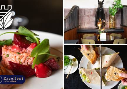 High tea of 3-gangenlunch van de chef