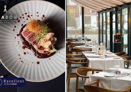2-gangenlunch of 3-gangendiner of -lunch van de chef bij SEAson Arsenaal