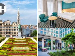 Overnachting voor 2 + ontbijt + late check-out in Brussel