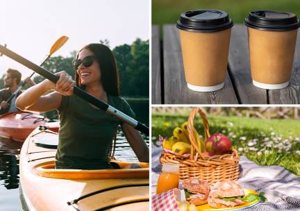 Buitenactiviteit naar keuze + picknickzak + evt. warme drank met gebak