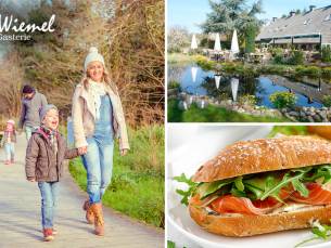Wandelarrangement incl. 2-gangenlunch, warme drank en gebak bij Restaurant De Wiemel