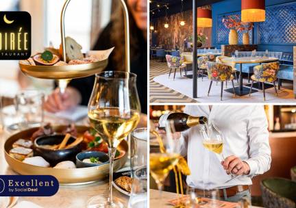 High tea (2 uur) + evt. glaasje bubbels bij Restaurant SoirÃ©e