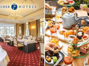 High Tea, High Wine, High Beer of High Bubbles voor 2 bij Fletcher Hotels