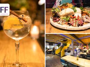 High cocktail + borrelplank bij Liff