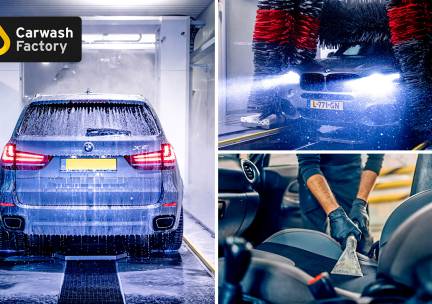 Complete autowasbeurt + interieurreiniging + koffie