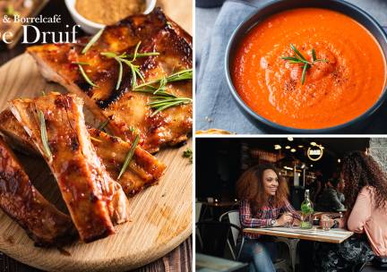 2-gangen keuzediner bij Eet- & BorrelcafÃ© De Druif