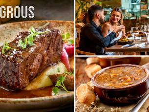 2-gangen keuzelunch of 3-gangen keuzediner bij Brasserie De Grous