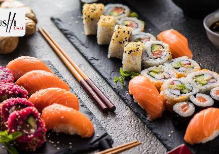 Sushibox naar keuze (8, 16, 32 of 69 stuks)