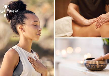 Massage en/of breathwork of soundhealing (30, 60 of 75 min)