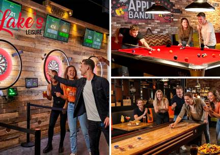 Poolen, darten of shuffleboard (1 of 2 uur) + bittergarnituur