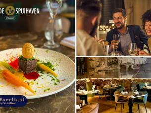 3-gangenlunch van de chef + amuse en brood bij Restaurant Aan de Spuihaven