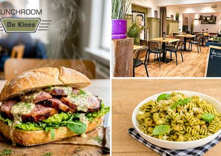 2-gangen keuzelunch bij Lunchroom de Kloes