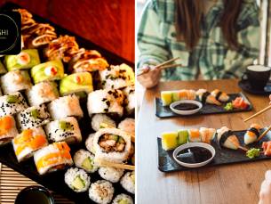 Sushibox (32 of 56 stuks) voor afhaal of thuisbezorgd bij Oishi Sushi and Grill