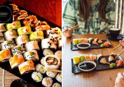 Sushibox (32 of 56 stuks) voor afhaal of thuisbezorgd bij Oishi Sushi and Grill