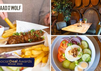 3-gangendiner Ã  la carte bij CafÃ© Aad de Wolf