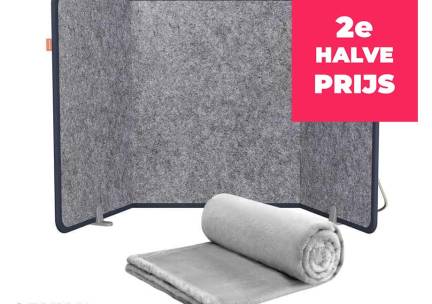 SEVVA&reg; Infrarood Paneelverwarmer Voor Warme Voeten en Benen - Inclusief GR ...