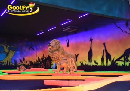 Glow in the Dark Minigolf bij Flash & Smash