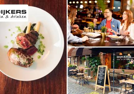 3-gangendiner Ã  la carte bij Restaurant Dijkers