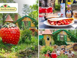 Entree voor Het Aardbeienland + drankje, snack of pannenkoek