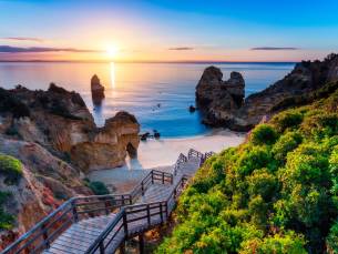 Winterzon aan de Algarve