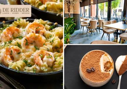 3-gangendiner à la carte bij Brasserie De Ridder