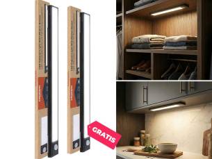 LED Lichtbalk Met Bewegingssensor Zwart - Vandaag 1+1 GRATIS! ...