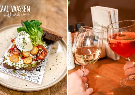 2-gangen keuzelunch, 3-gangen keuzediner of zomers borrelarrangement bij Lokaal Vaassen