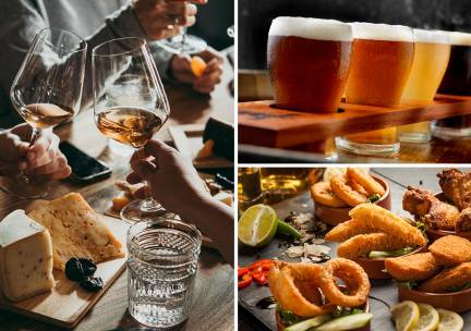 Wijn- of bierproeverij + evt. tapas aan huis (2 uur)