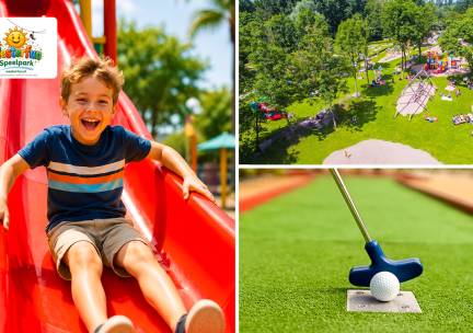 Entree kind(eren) + 1 begeleider + minigolf + limonade OF seizoenspas incl. 1x 30 min bowlen
