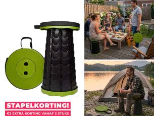 Kruk Telescopisch Opvouwbaar - Comfortabel Zitten Waar Je Ook Bent! ...