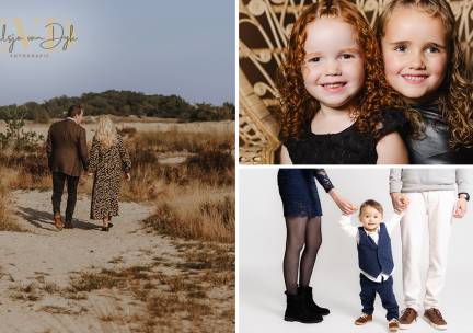 Professionele fotoshoot (1 - 5 personen) + 3 bewerkte foto's