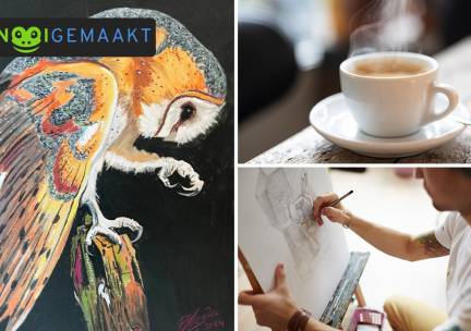 Workshop tekenen met pastelpotloden (2 uur) + koffie/thee met wat lekkers
