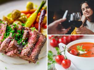 2- of 3-gangenlunch of -diner Ã  la carte bij Cote d'Azur