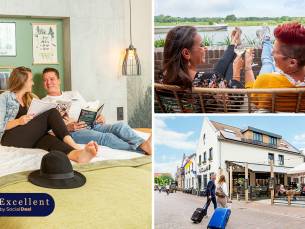 Overnachting voor 2 + ontbijt + evt. diner bij De Maasparel