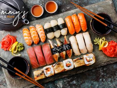 Sushibox 32 of 60 stuks voor afhaal