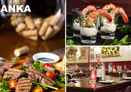 3-gangendiner Ã  la carte bij BANKA Hattem