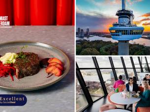 3-gangendiner van de chef + entree Euromast