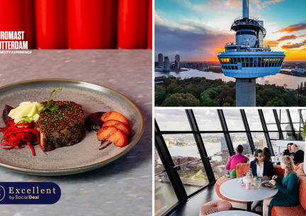 3-gangendiner van de chef + entree Euromast
