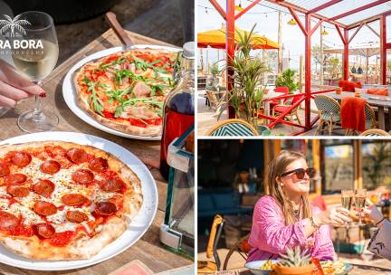 Pizza naar keuze bij Bora Bora Beachfoodclub