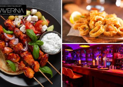 Grieks 3-gangen keuzediner bij Grieks Restaurant Taverna