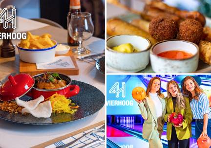 Bowlen (60 min) + satÃ©menu of bitterballen bij Vier Hoog Zevenbergen