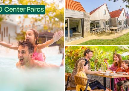 Midweek of weekend in een cottage voor 4 personen bij Center Parcs Park Zandvoort
