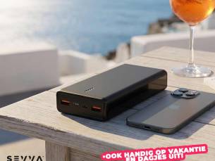 SEVVA&reg; 20.000 mAh Powerbank met Snelladen - Tot 6x Telefoon Opladen! ...