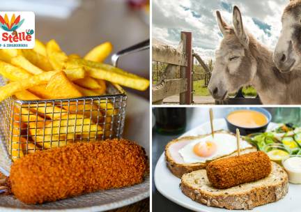 Boerenfriet of snackmenu bij Beleefboerderij De Stelle