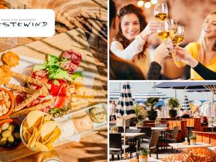 Borrelplank + 1 drankje naar keuze bij Restaurant Westewind in Scheveningen