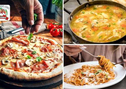 3-gangen keuzediner bij Pizzeria Mamma-Mia